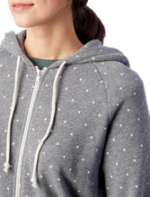 Load image into Gallery viewer, Adrian printed eco-fleece zip hoodie