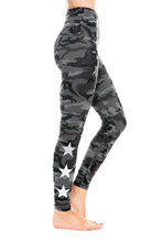 Load image into Gallery viewer, STAR ANKLE - TONAL CAMO/SILVER STAR