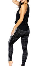 Load image into Gallery viewer, SAGE ANKLE- TONAL CAMO/SILVER ELASTIC