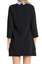 Load image into Gallery viewer, EMBELLISHED COLLAR MINI DRESS