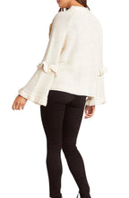 Load image into Gallery viewer, Power Cable Ruffle Sweater