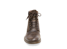 Load image into Gallery viewer, BUTTON BROWN LEATHER