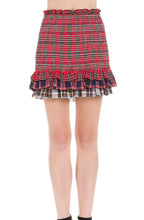 Load image into Gallery viewer, SMOCKED RUFFLE SKIRT