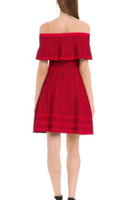 Load image into Gallery viewer, CH639D-  OFF THE SHOULDER KNIT DRESS