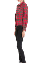 Load image into Gallery viewer, LONGSLEEVE TARTAN BLOUSE
