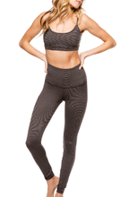 Load image into Gallery viewer, TEAGAN ANKLE- TAUPE PINSTRIPE