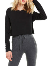 Load image into Gallery viewer, Beach House Crop | Clean Black