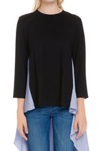 Load image into Gallery viewer, COMBO BACK HI-LOW T-SHIRT