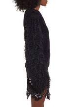 Load image into Gallery viewer, SR103T- FUZZY KNIT SWEATER BLACK