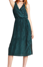 Load image into Gallery viewer, Happy Pleat Faux Wrap Dress