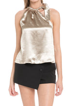 Load image into Gallery viewer, CH372T-SATIN HALTER TOP