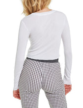 Load image into Gallery viewer, Read My Lips Ren Long Sleeve | Clean White