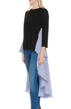 Load image into Gallery viewer, COMBO BACK HI-LOW T-SHIRT