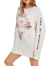 Load image into Gallery viewer, Two of Hearts Roadtrip Sweater | Vintage Lace