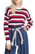 Load image into Gallery viewer, STRIPE SWEATER TOP