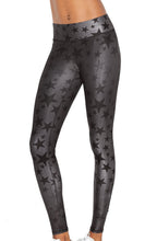 Load image into Gallery viewer, Steel Stars Tall Band Leggings