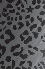 Load image into Gallery viewer, Charcoal Cheetah Tall Band Leggings