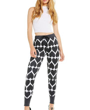 Load image into Gallery viewer, Dark Hearts Gwen Jogger | Clean White Clean Black