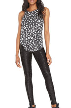 Load image into Gallery viewer, Black Cheetah Foil Tall Band Leggings