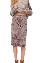 Load image into Gallery viewer, Hadley Velvet Pencil Skirt