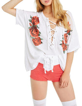 Load image into Gallery viewer, Lovely Roses Maxwell Tee | Clean White