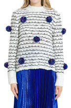 Load image into Gallery viewer, POM POM CHUNKY KNIT SWEATER