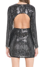 Load image into Gallery viewer, CH384D- Open Back Beaded Dress
