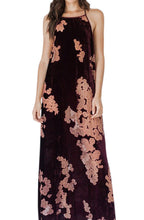Load image into Gallery viewer, Parker Velvet Floral Maxi Dress
