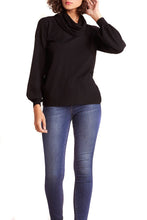 Load image into Gallery viewer, In A Stitch Cowl Neck Sweater