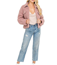 Load image into Gallery viewer, Faux Shearling Trucker Jacket