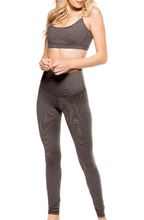Load image into Gallery viewer, TEAGAN ANKLE- TAUPE PINSTRIPE