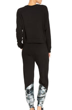 Load image into Gallery viewer, Metallic Gray Camo Sequin Joggers