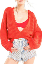 Load image into Gallery viewer, Palmetto Sweater | Red Flare