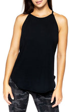 Load image into Gallery viewer, ELLE TANK TOP- BLACK RIB