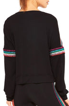 Load image into Gallery viewer, Metallic Elastic Crewneck