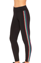 Load image into Gallery viewer, Metallic Elastic Tall Band Leggings