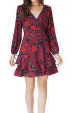 Load image into Gallery viewer, Mariah Floral Wrap Dress