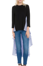 Load image into Gallery viewer, COMBO BACK HI-LOW T-SHIRT