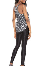 Load image into Gallery viewer, Black Cheetah Foil Tall Band Leggings