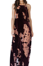 Load image into Gallery viewer, Parker Velvet Floral Maxi Dress