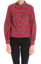 Load image into Gallery viewer, LONGSLEEVE TARTAN BLOUSE