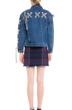 Load image into Gallery viewer, TWEED PLAID MINI SKIRT