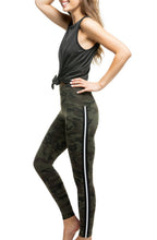 Load image into Gallery viewer, SAGE ANKLE- GREEN CAMO/SILVER ELASTIC
