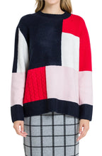 Load image into Gallery viewer, PATCHWORK KNIT SWEATER