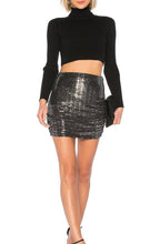 Load image into Gallery viewer, CK235K- SPARKLING ROUCHED SKIRT