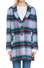 Load image into Gallery viewer, Women Plaid Coat