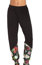 Load image into Gallery viewer, Winter Floral Sequin Joggers