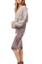 Load image into Gallery viewer, Hadley Velvet Pencil Skirt