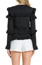 Load image into Gallery viewer, CH479T-RUFFLED SWEATER