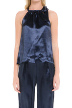 Load image into Gallery viewer, CH372T-SATIN HALTER TOP